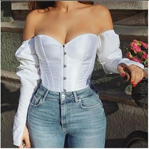 Off Shoulder White Top